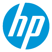 Logo de la société HP.